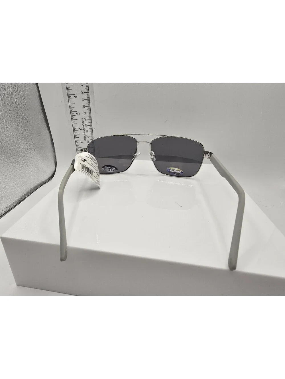Pugsgear Pugs Style M6 Sunglasses Black Gray Aviator Polarized Frames